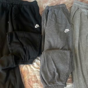 3 sweat pants 2 Nike 1 Forever 21
